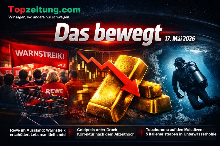 Das Bewegt: Rewe im Ausstand, Gold im Rückwärtsgang, Tauchdrama auf den Malediven